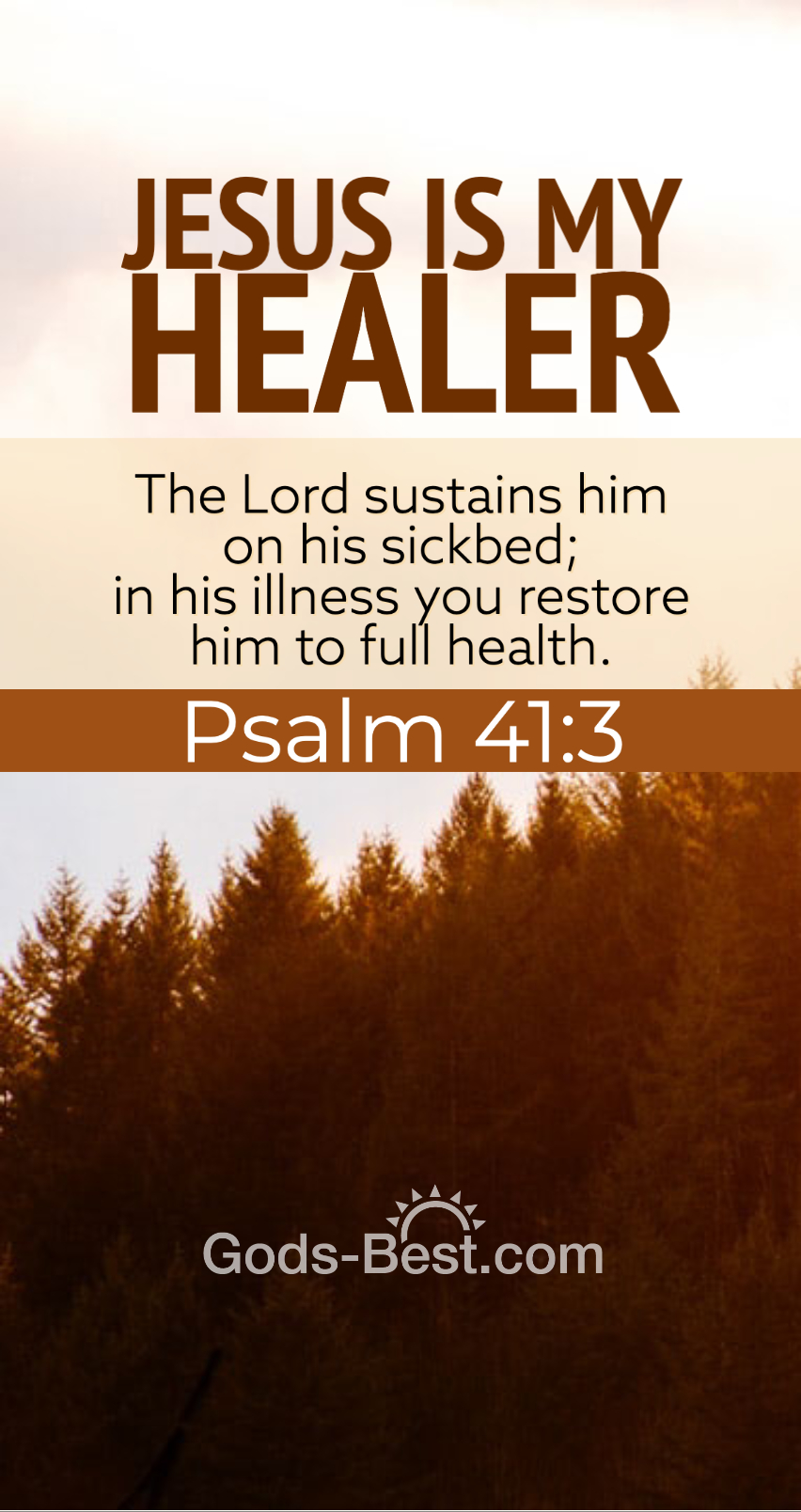 Jesus Is My Healer phone wallpaper