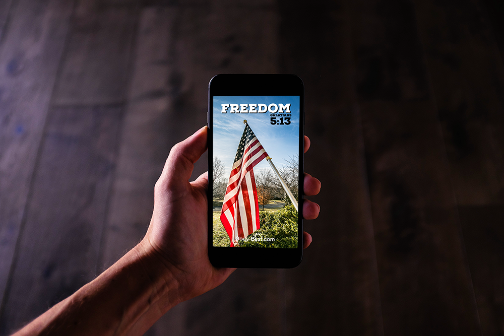 Freedom in God – Free Phone and Desktop Wallpapers